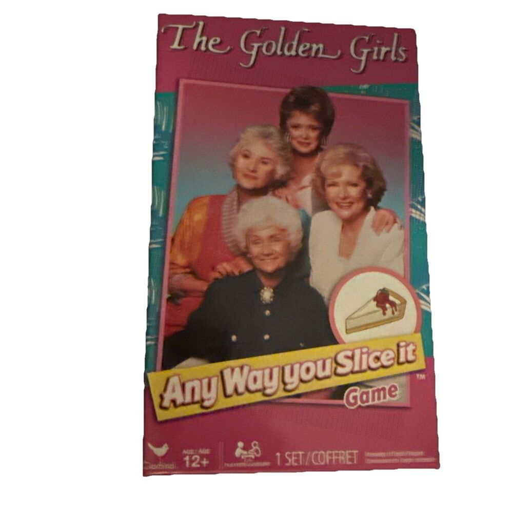 Golden Girls "Any Way You Slice It' Game 2-4 Players Vintage 1990 New Open Box